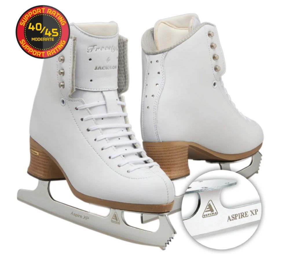Jackson Freestyle Fusion Figure Skate w Aspire XP Blade  - Misses, Size: 1.0, Width: Regular
