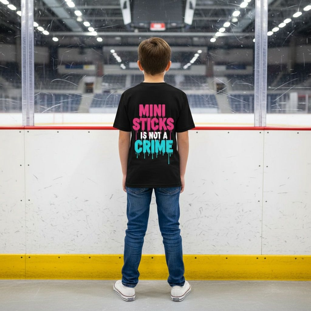 Ice Lab "Mini Sticks Is Not A Crime" T-Shirt - Youth, Size: Youth S, Type: Mini Stick Drip