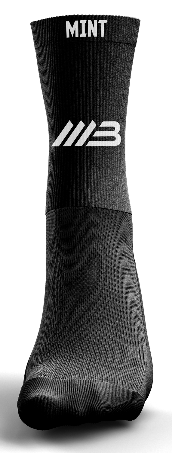 MINT Black Grip Socks