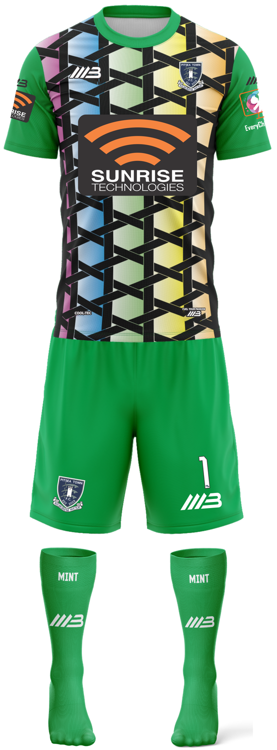 Pitsea Town FC (Short sleeves) Goalkeeper Green Kit