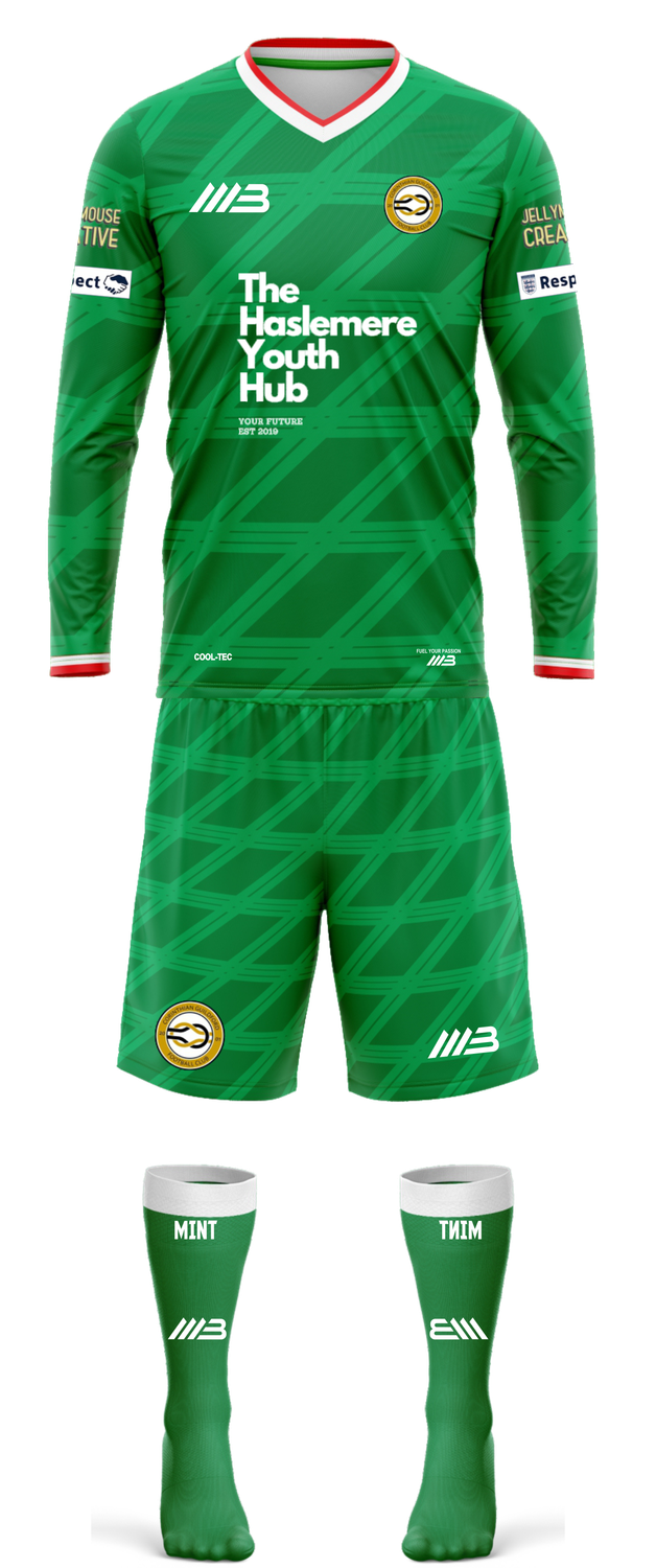 Corinthian Guildford FC (Long Sleeves) Goalkeeper Green Kit
