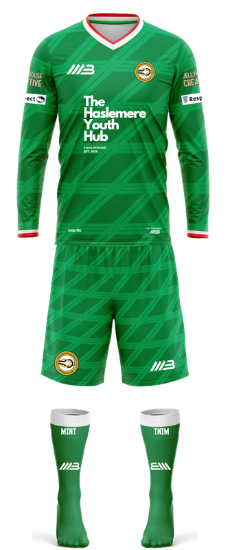 Corinthian Guildford FC (Long Sleeves) Goalkeeper Green Kit