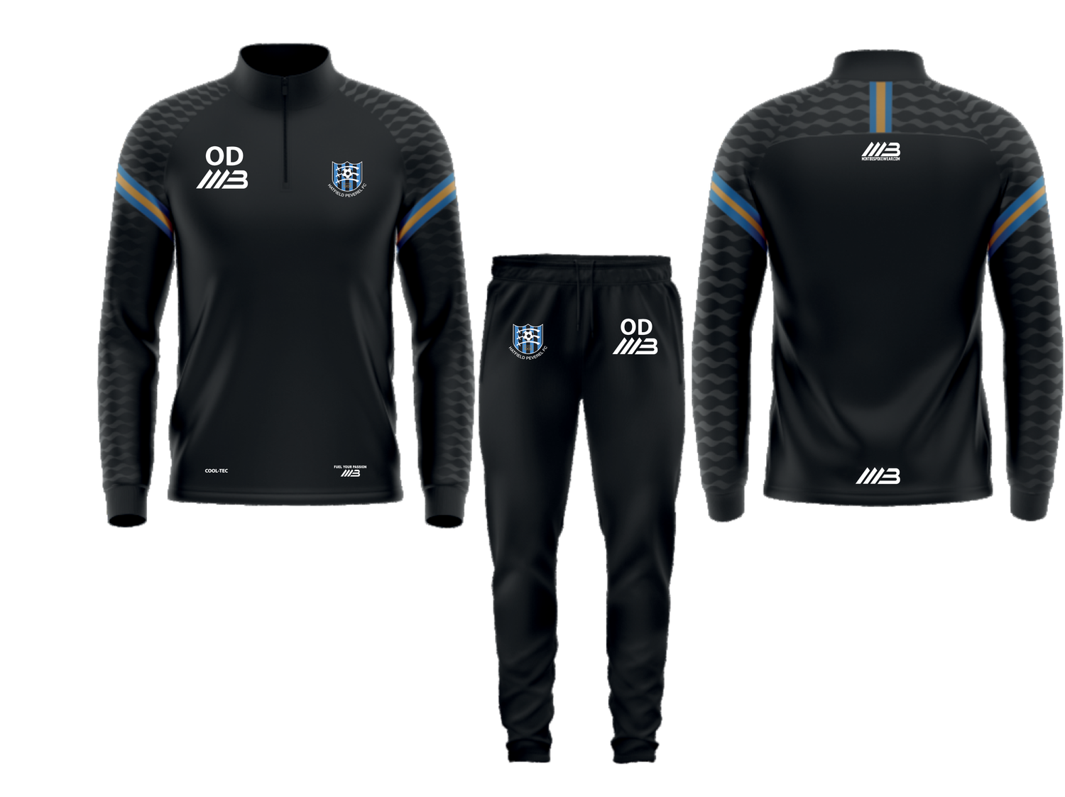 Hatfield Peverel FC Managers/Coaches Match Day Full tracksuit