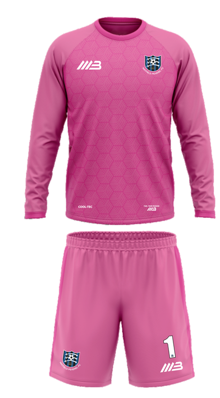 Hatfield Peverel FC (Long Sleeves) Goalkeeper Pink Kit
