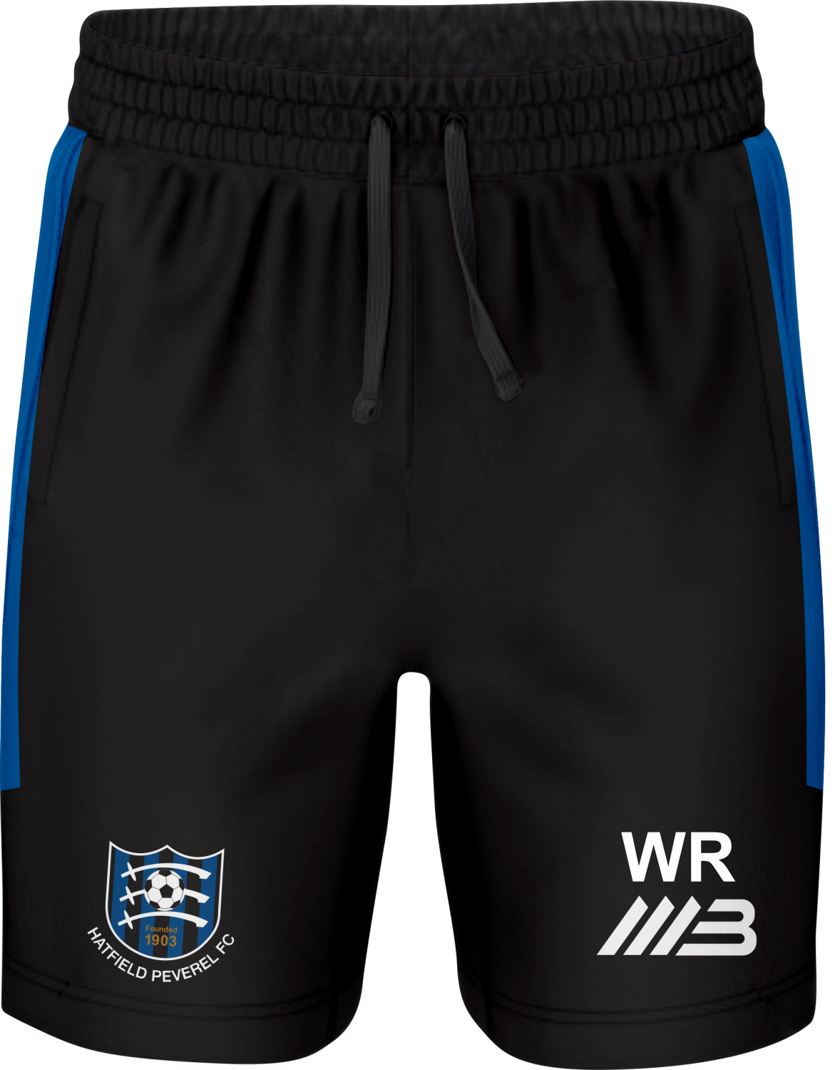 Hatfield Peverel FC Training Shorts with zipped pockets