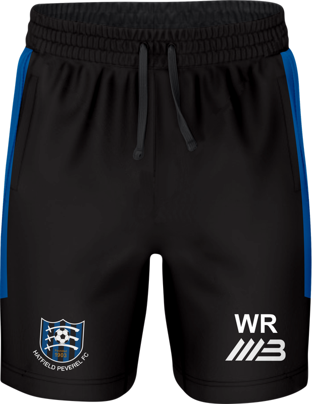 Hatfield Peverel FC Training Shorts with zipped pockets
