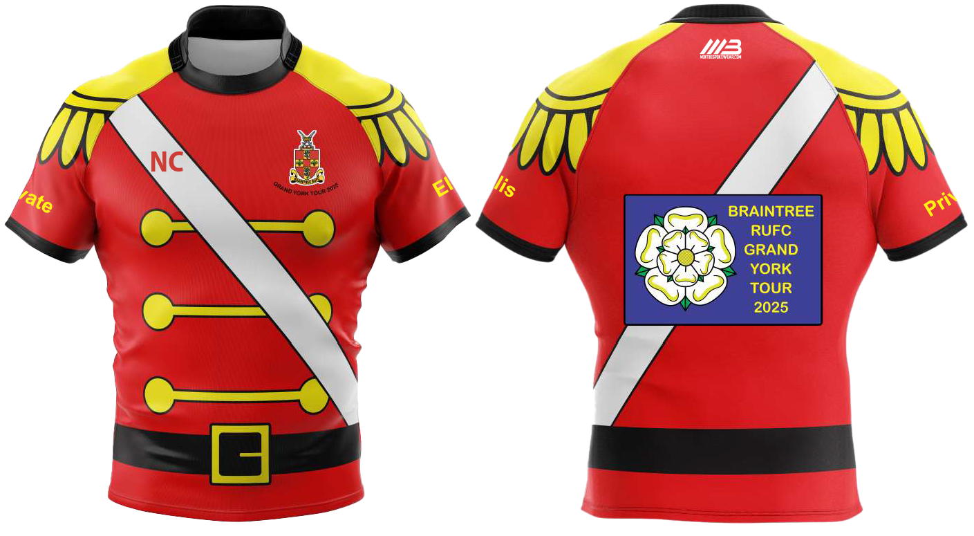 Braintree RUFC York Tour Shirt 2025