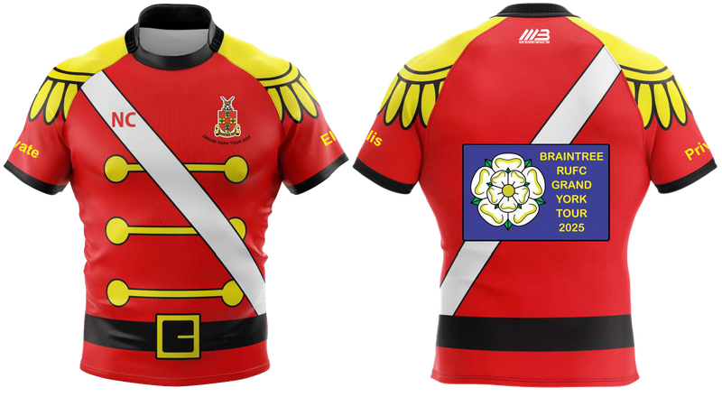 Braintree RUFC York Tour Shirt 2025