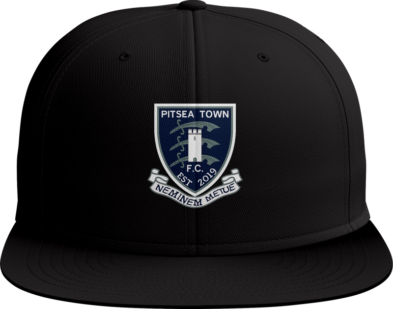 Pitsea Town FC Black Baseball Cap