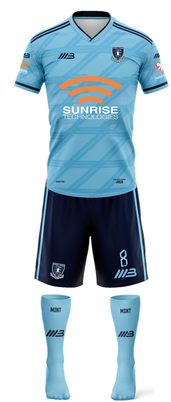 Pitsea Town FC (Short sleeves) home Kit