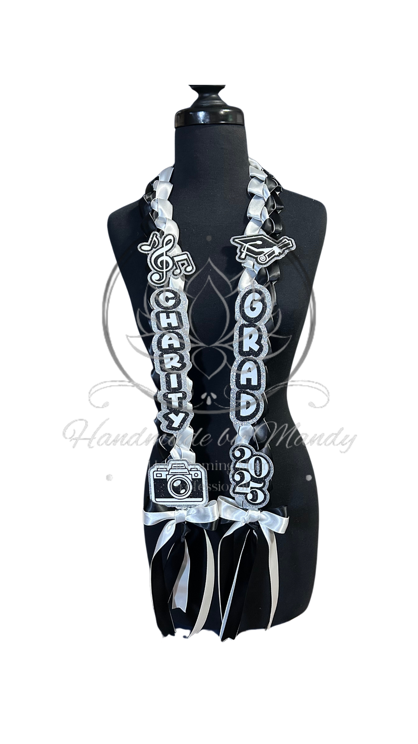 Single Military Braid Graduation Lei