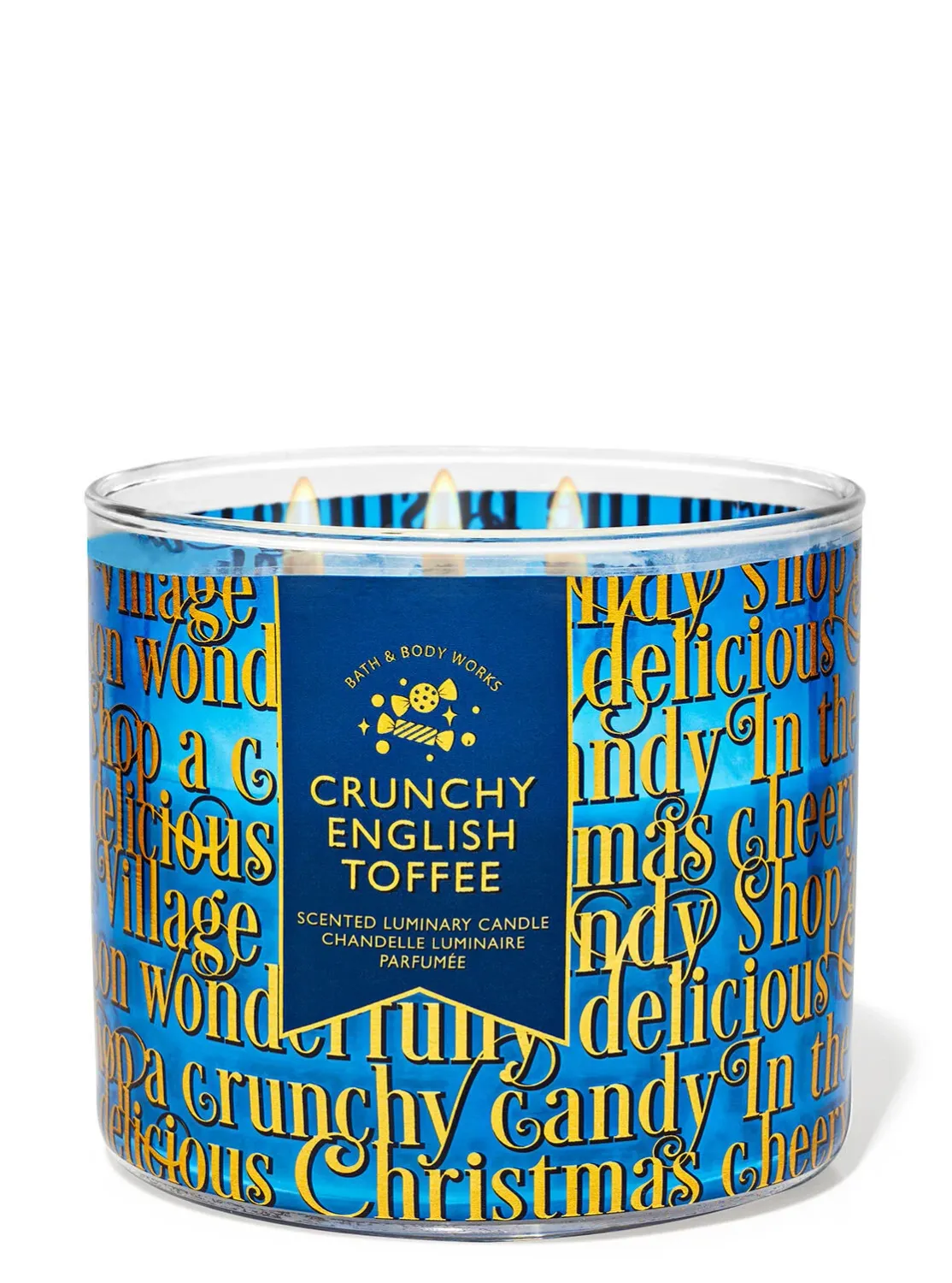 CRUNCHY ENGLISH TOFFEE 3WICKS CANDLE