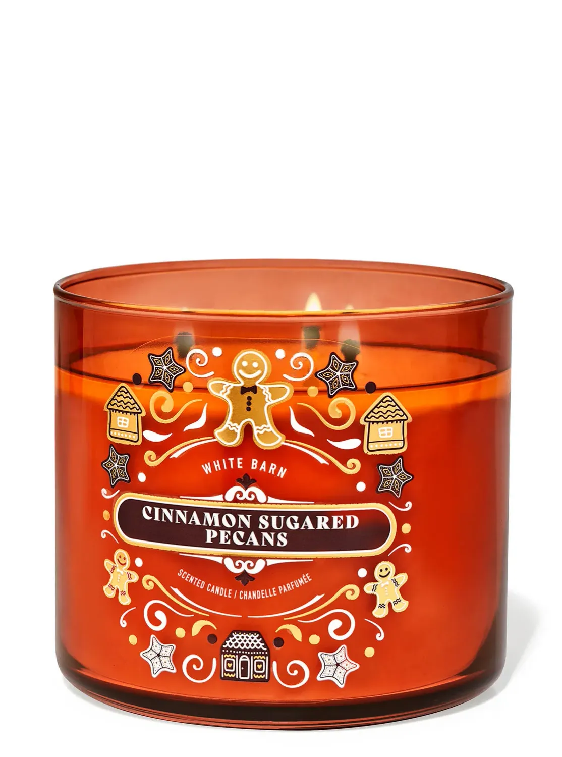 CINNAMON SUGARED PECANS 3WICKS CANDLE
