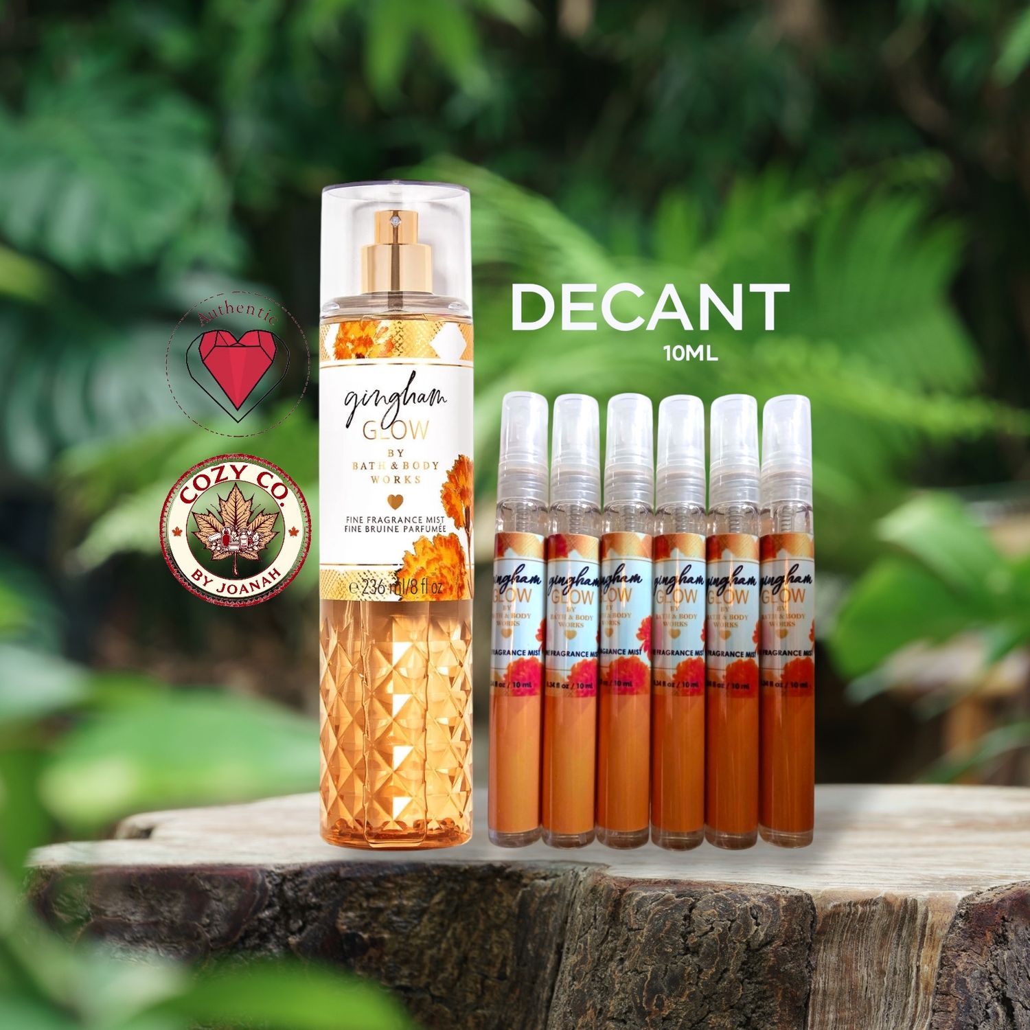 GINGHAM GLOW DECANT 10 ML