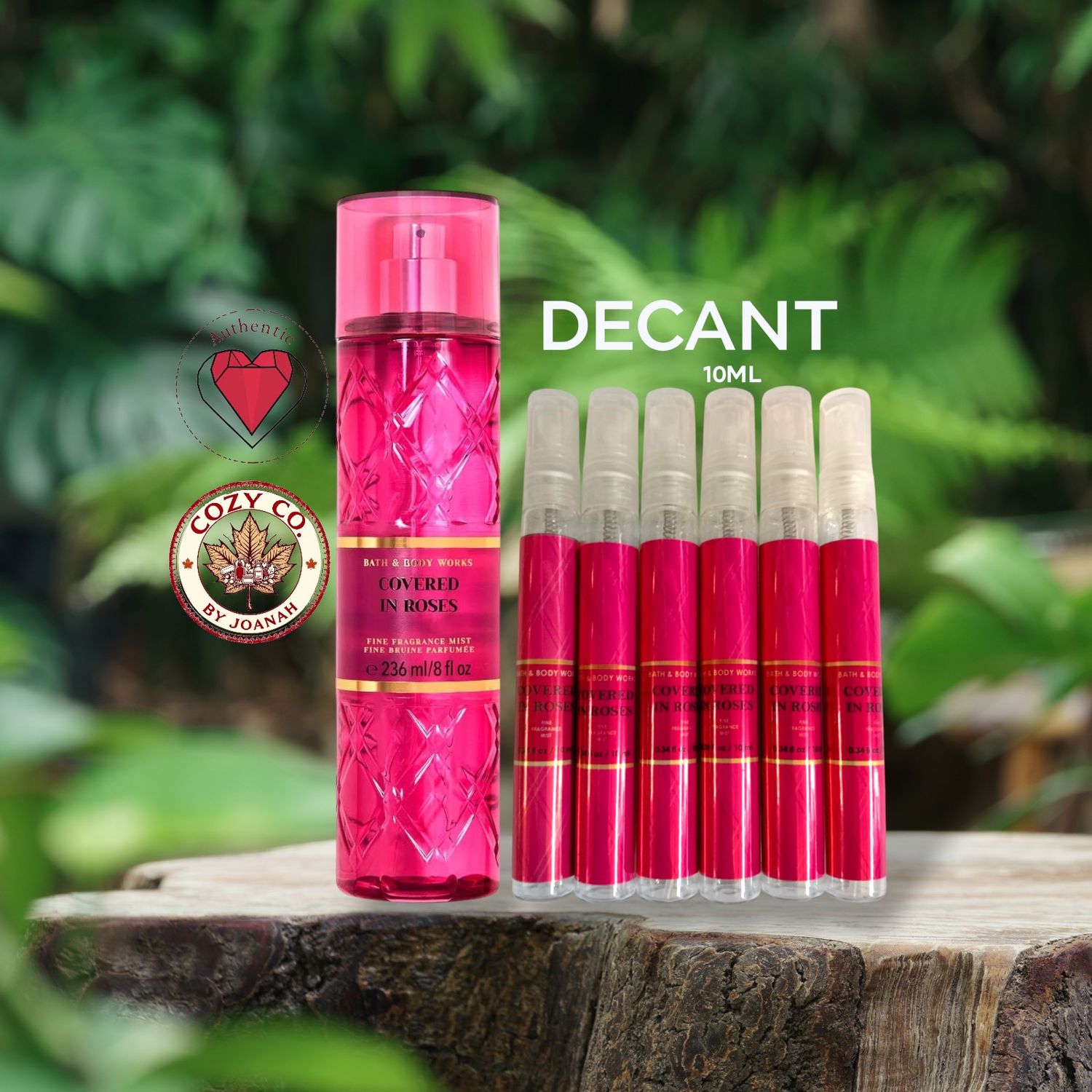 COVERED IN ROSES DECANT 10 ML