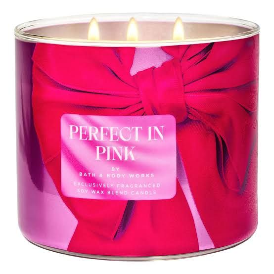 PERFECT IN PINK 3 WICK CANDLE
