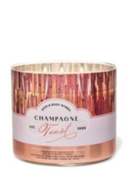 CHAMPANGE TOAST 3 WICK CANDLE