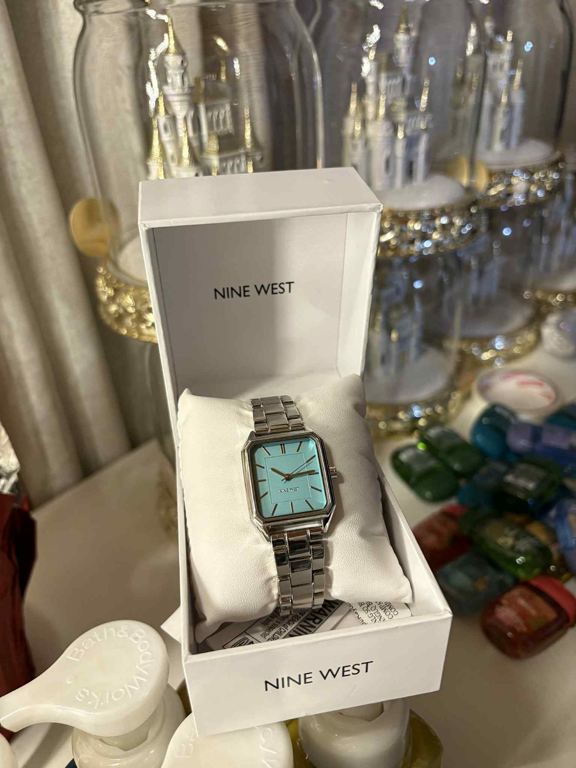 NINE WEST TIFANNY BLUE WATCH