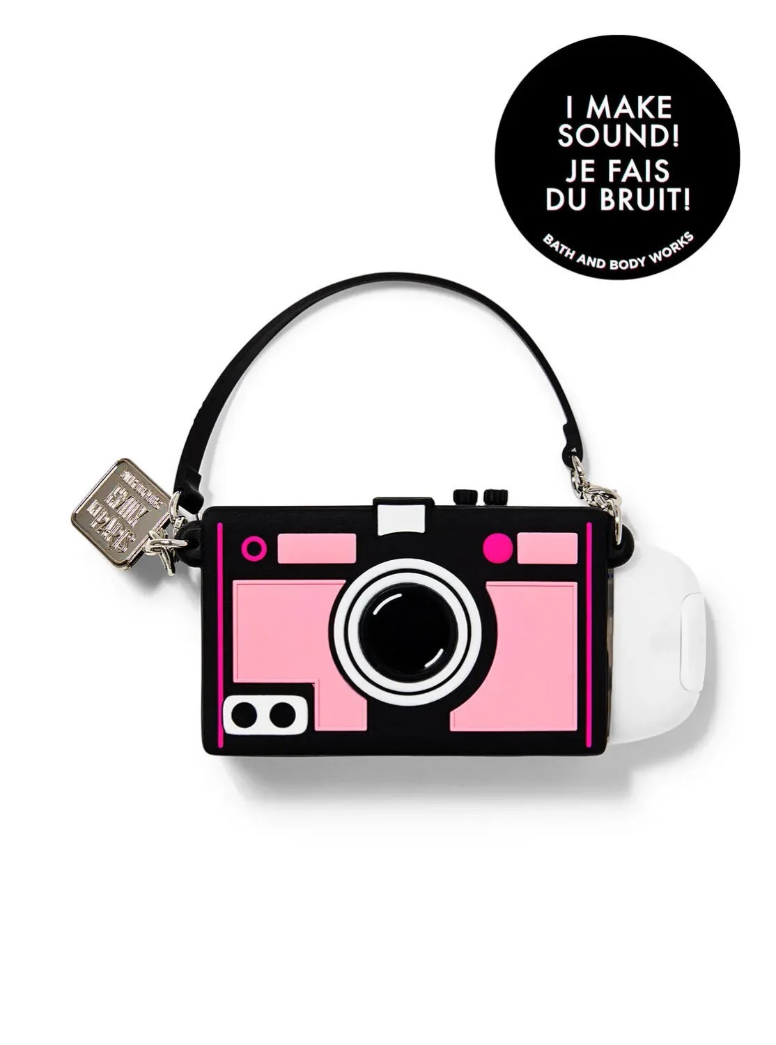 PINK CAMERA POCKETBAC HOLDER