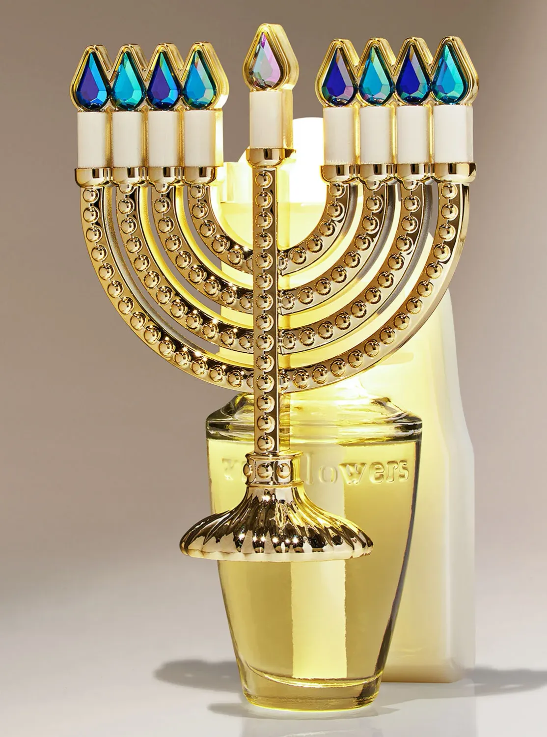 MENORAH BLUE CANDLE WALLFLOWER PLUG