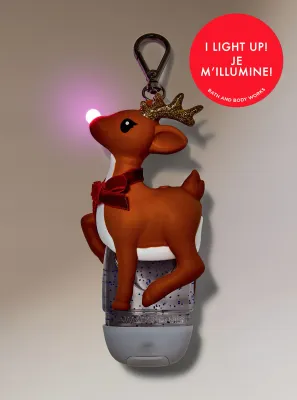 REINDEER WITH LIGHTS POCKETBAC HOLDER