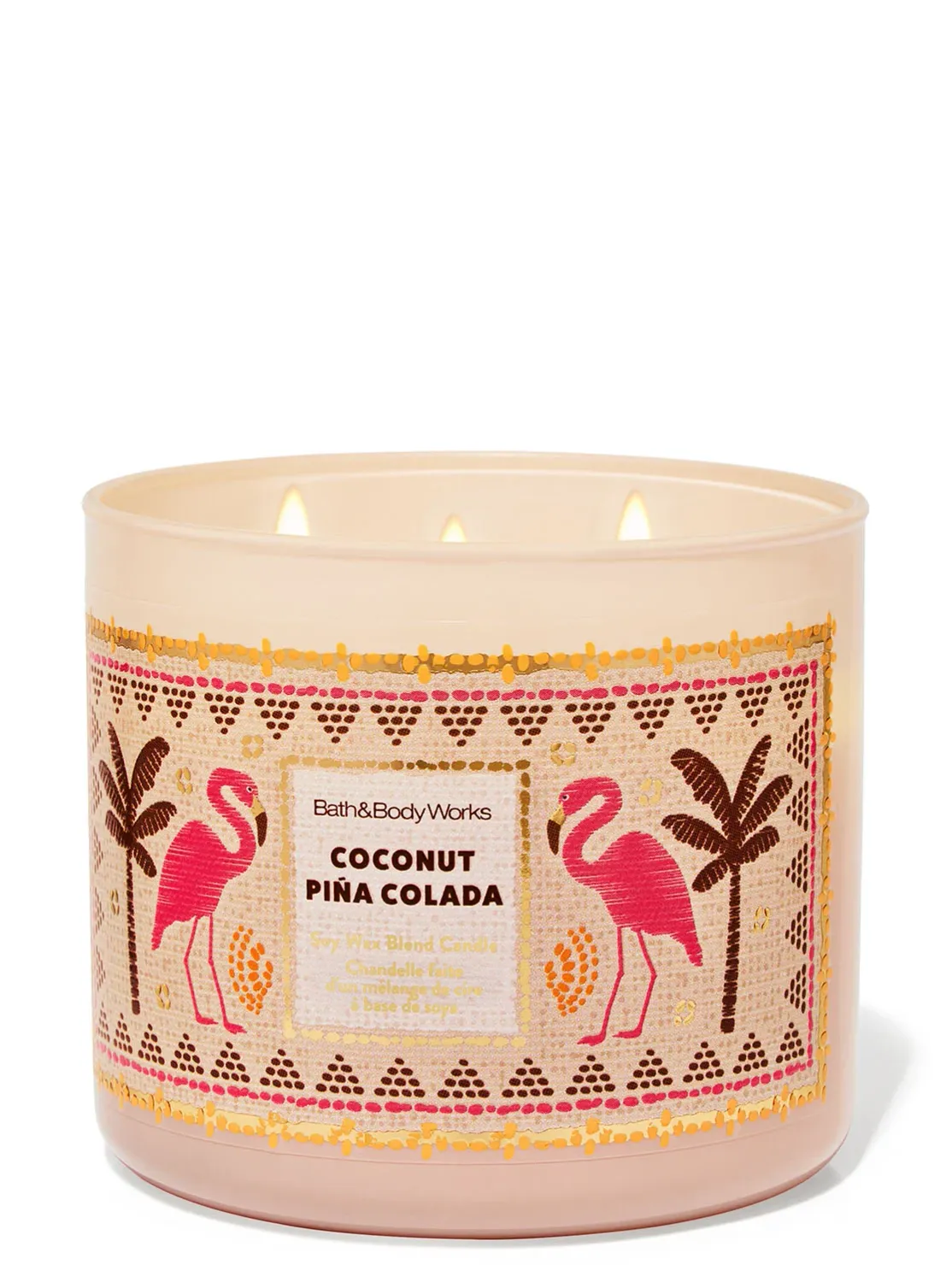 COCONUT PINA COLADA 3WICKS CANDLE