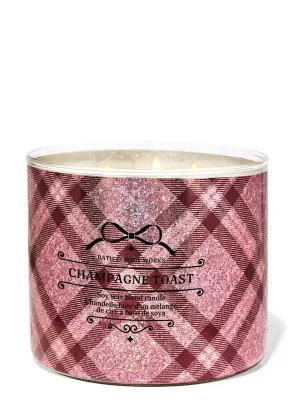 CHAMPAGNE TOAST 3WICKS CANDLE