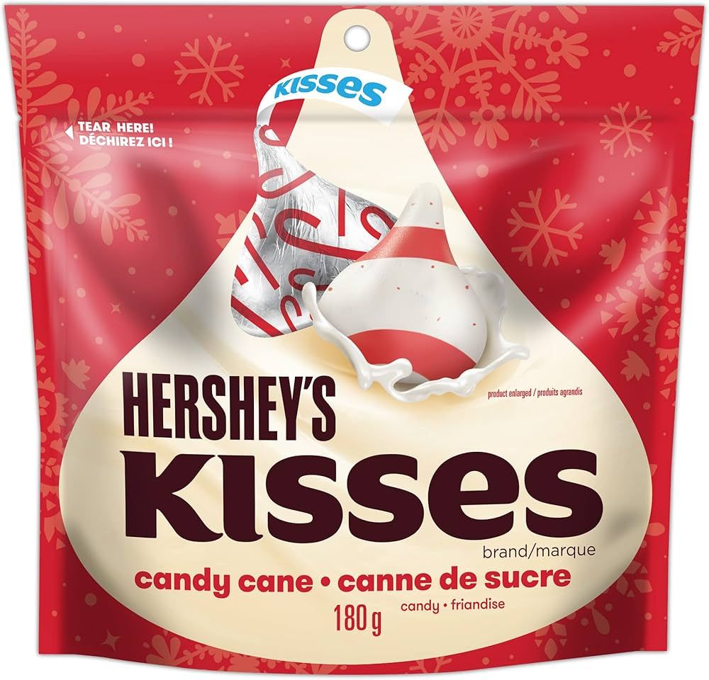 KISSES CANDY CANE CHOCOLATE