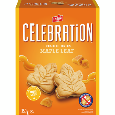 CHOCOLATE MAPLE LEAF COOKIES
