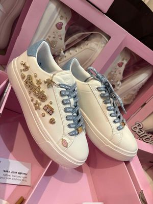 BLUE BARBIE SHOES ALDO SIZE US.9