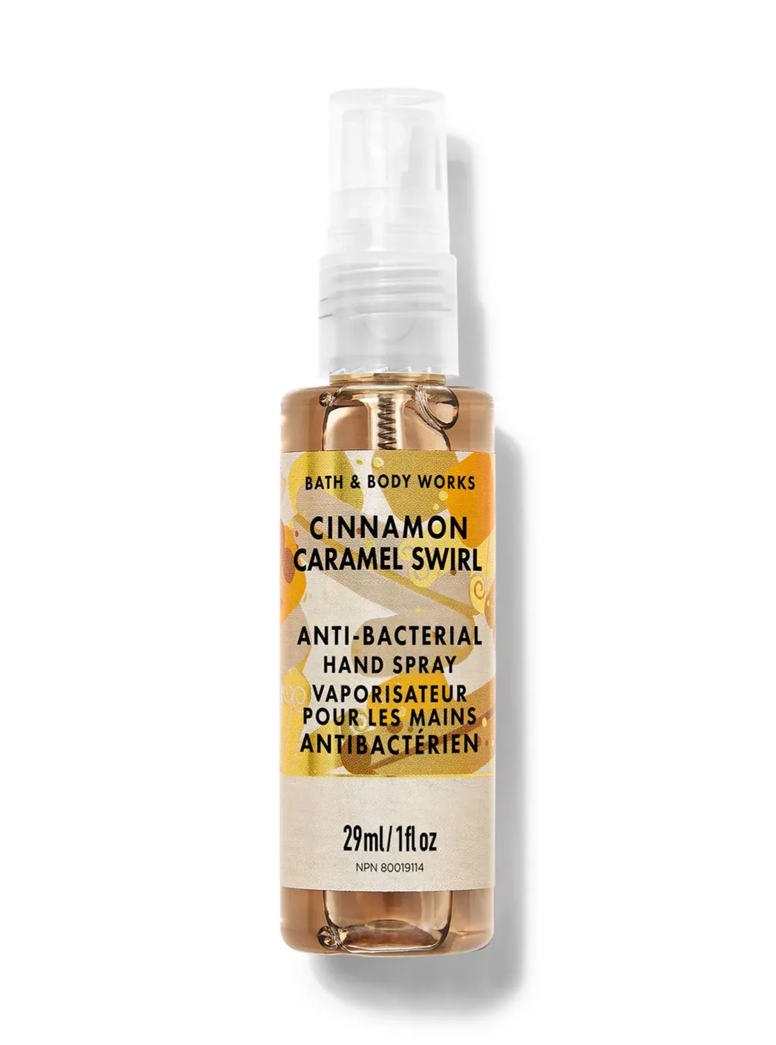 CINAMON CARAMEL SWIRL HAND SPRAY