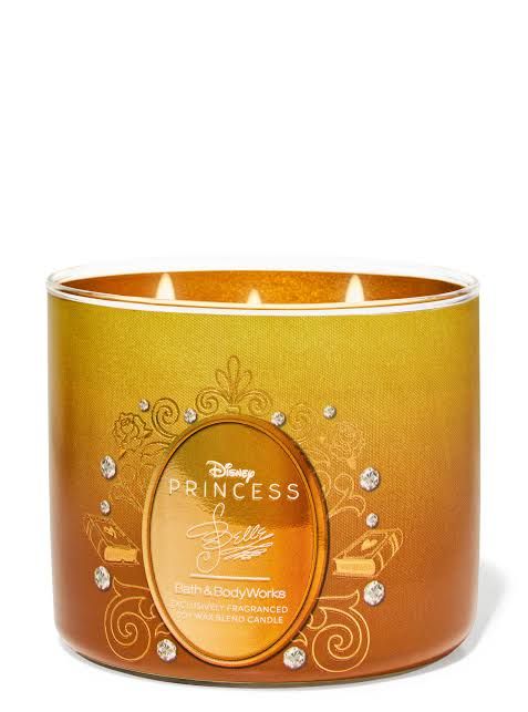 DISNEY BELLE 3 WICK CANDLE