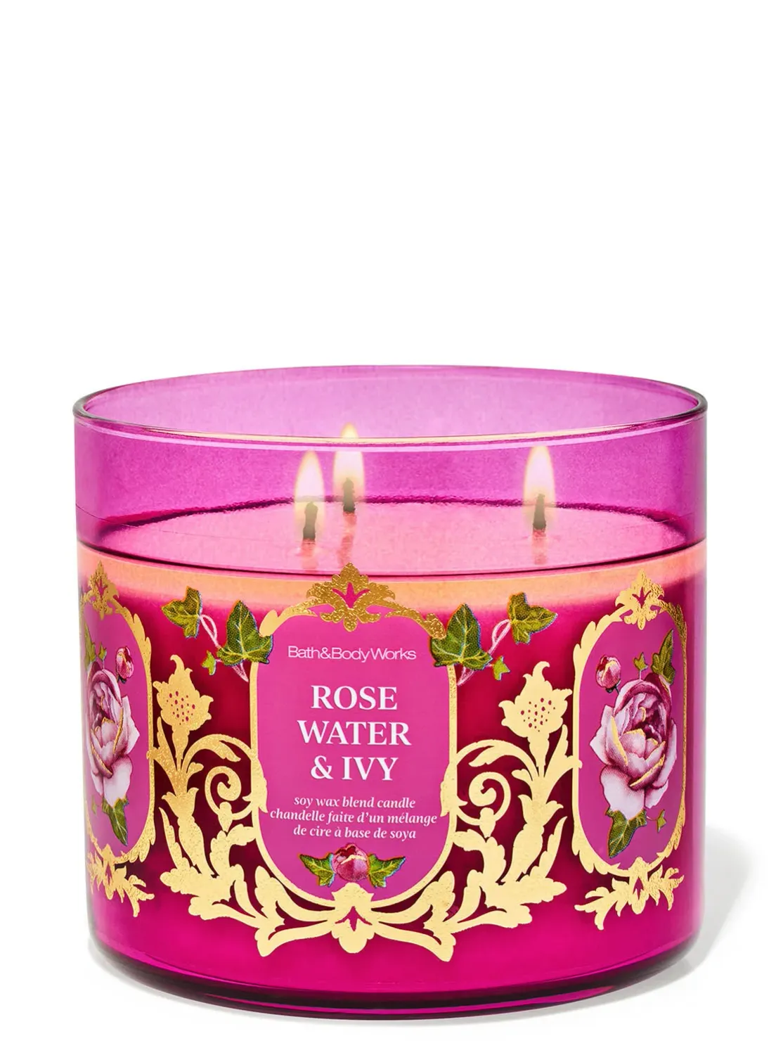 Rose Water &amp; Ivy 3WICKS CANDLE PRE-ORDER