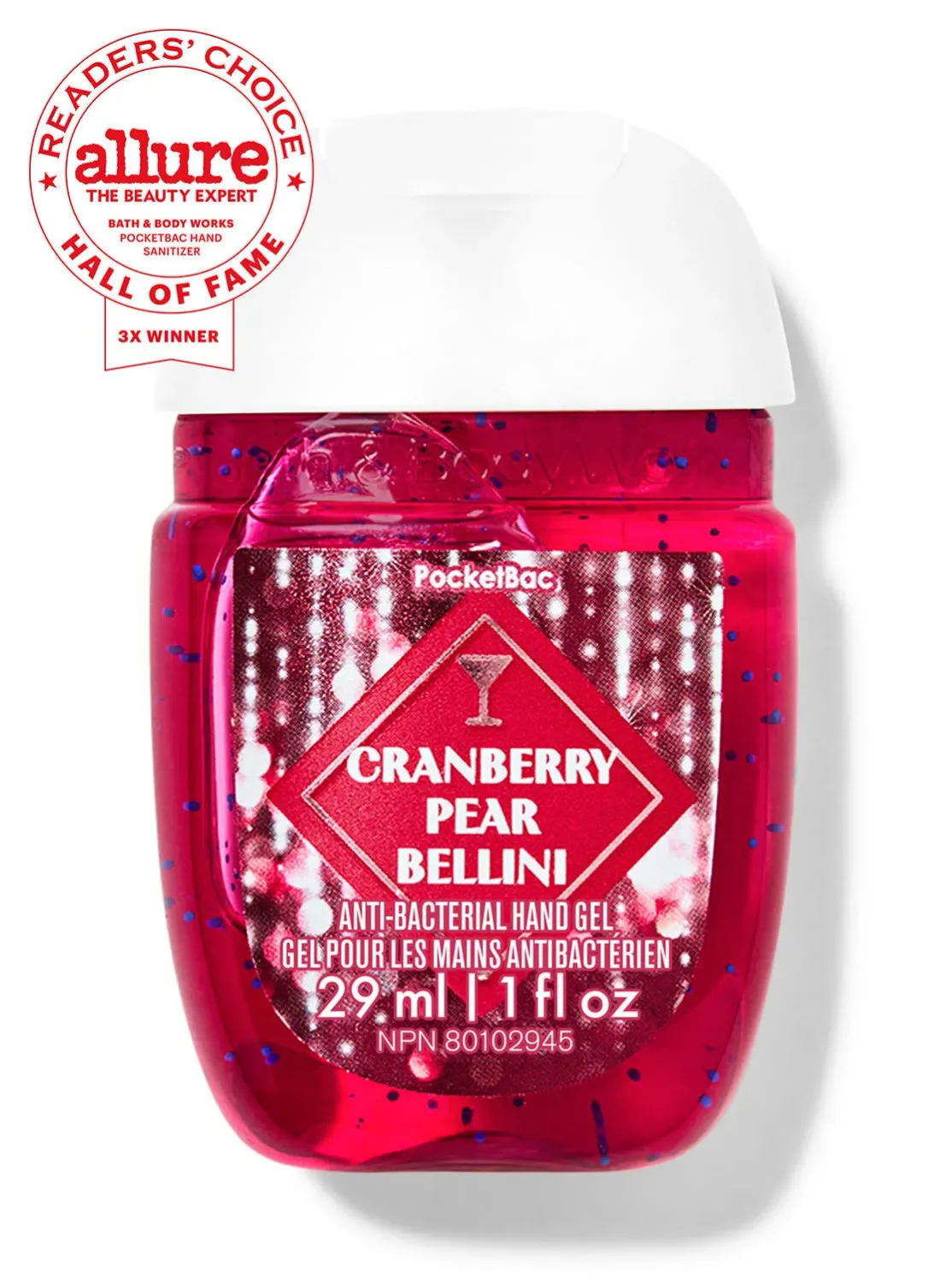 CRANBERRY PEAR BELLINI POCKETBACS