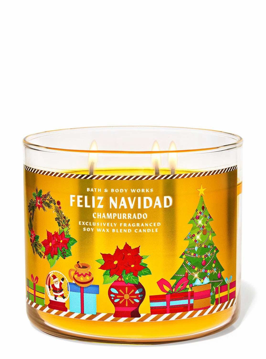 Feliz Navidad 3WICKS CANDLE INTRANSIT