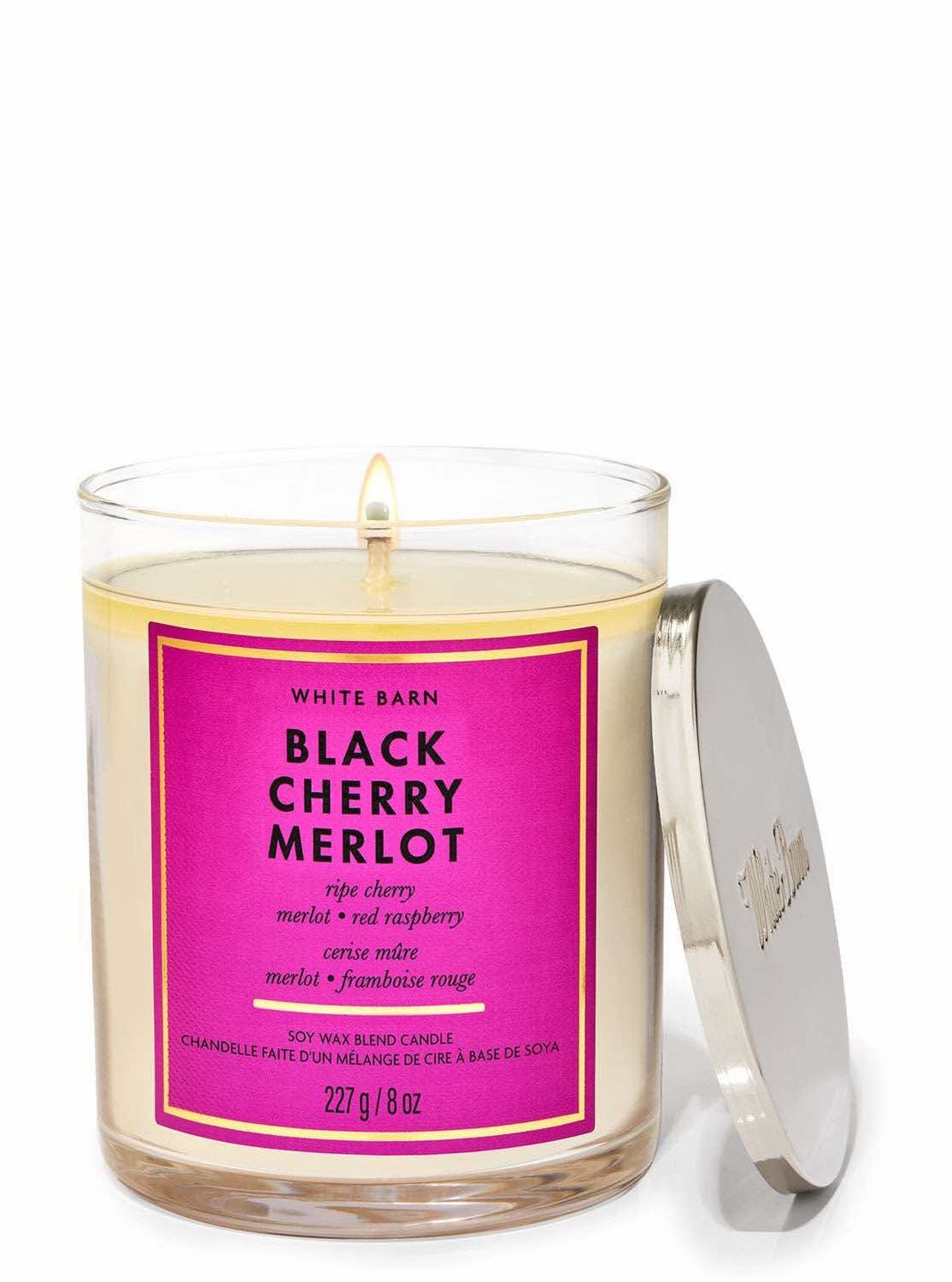 Black Cherry Merlot 1WICK CANDLE INTRANSIT