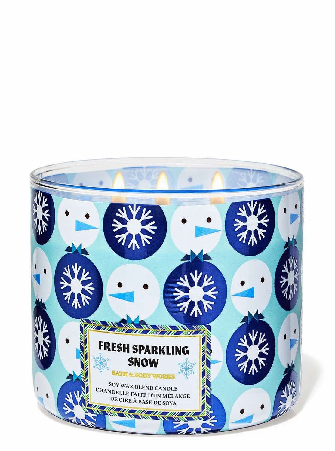Fresh Sparkling Snow 3WICKS CANDLE INTRANSIT