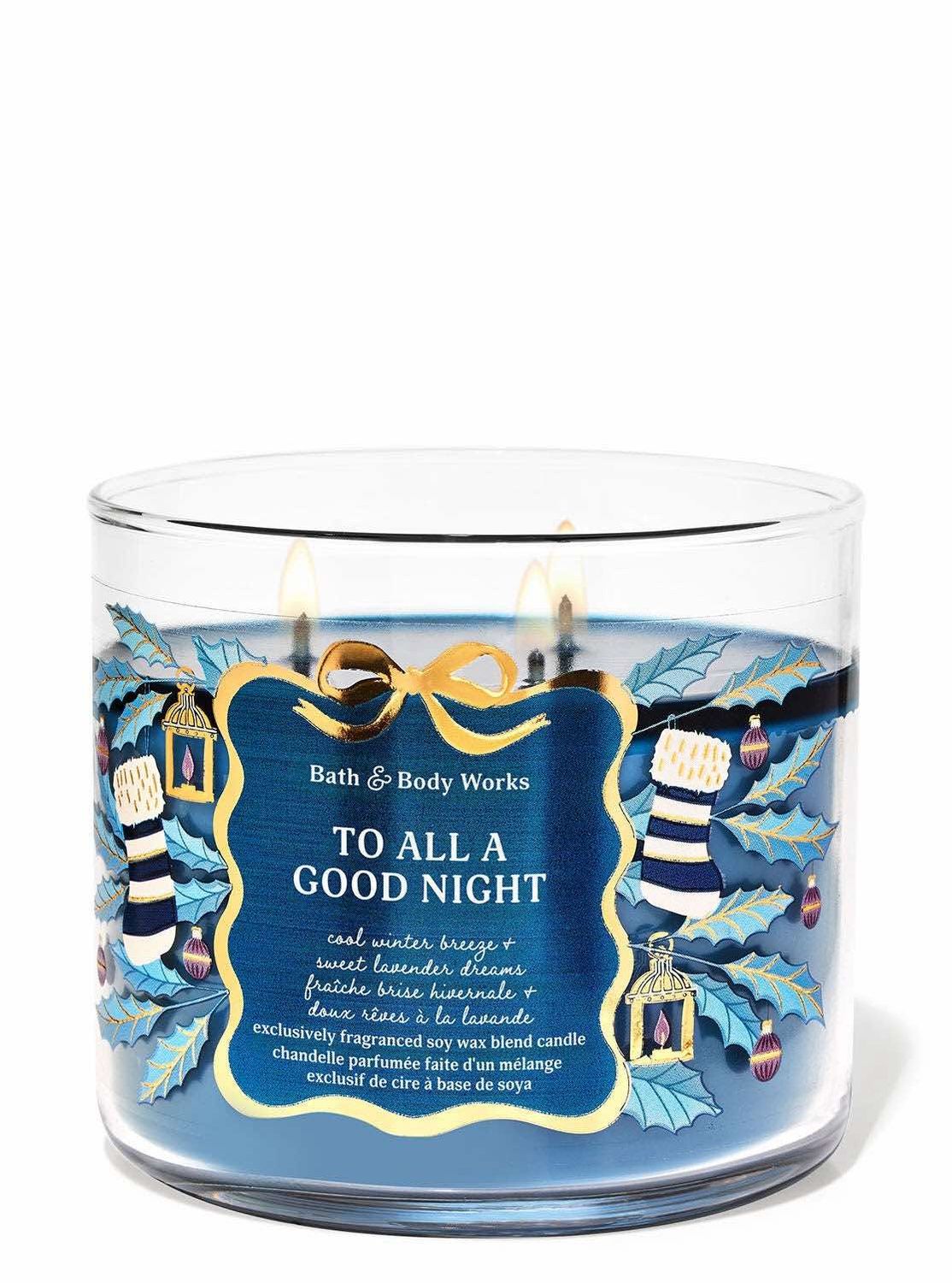 To All A Goodnight 3WICKS CANDLE INTRANSIT