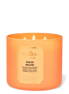 PEACH BELLINI 3WICKS CANDLE
