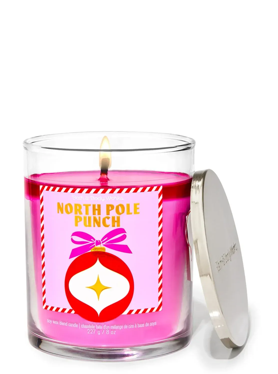 NORTH POLE PUNCH 1WICK CANDLE