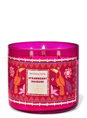 STRAWBERRY DAIQUIRI 3WICKS CANDLE