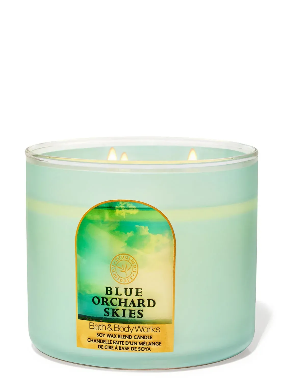 BLUE ORCHARD SKIES 3WICKS CANDLE