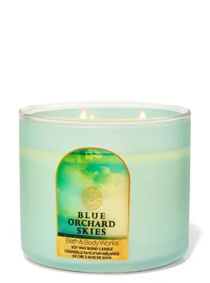 BLUE ORCHARD SKIES 3WICKS CANDLE