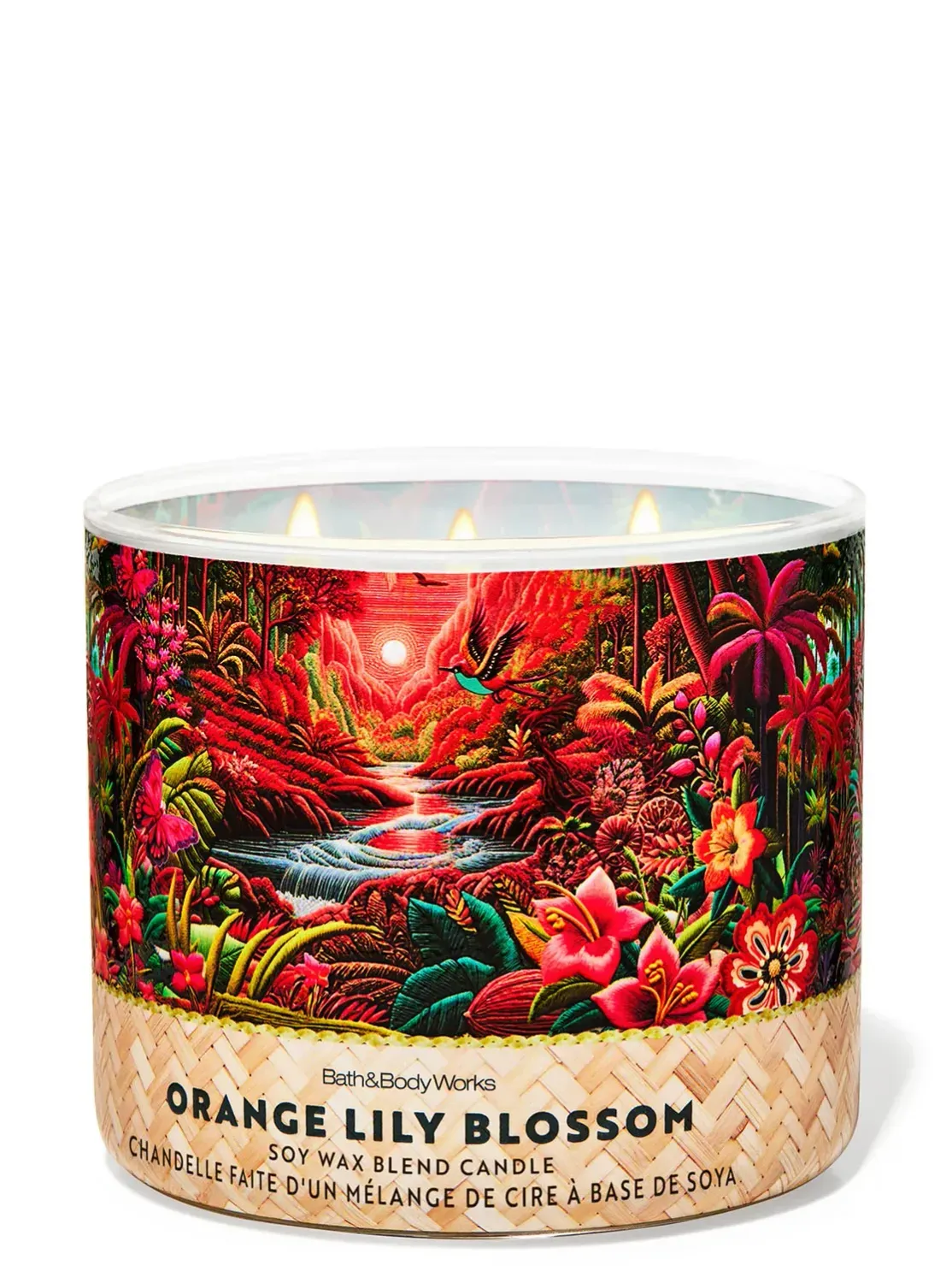 ORANGE LILY BLOSSOM 3WICKS CANDLE