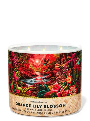 ORANGE LILY BLOSSOM 3WICKS CANDLE