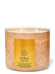 PARIS CAFE 3 WICK CANDLE