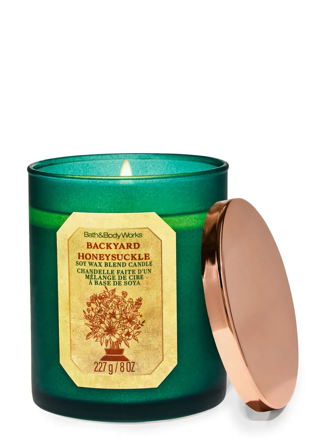 Backyard Honey Suckle 1WICK CANDLE INTRANSIT