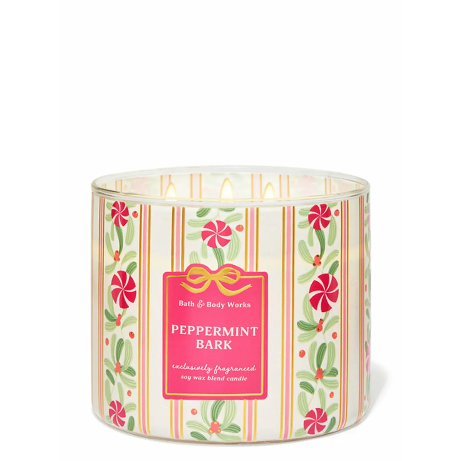 Peppermint Bark  3WICKS CANDLE INTRANSIT