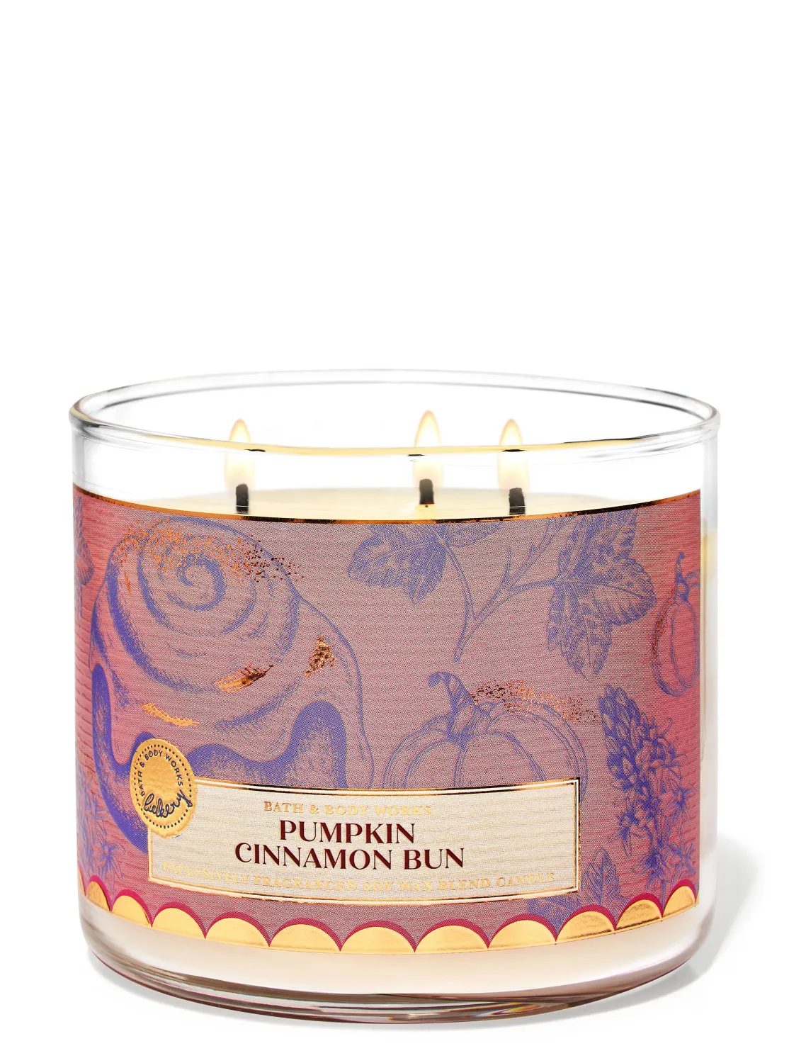Pumpkin Cinnamon Bun 3WICKS CANDLE INTRANSIT