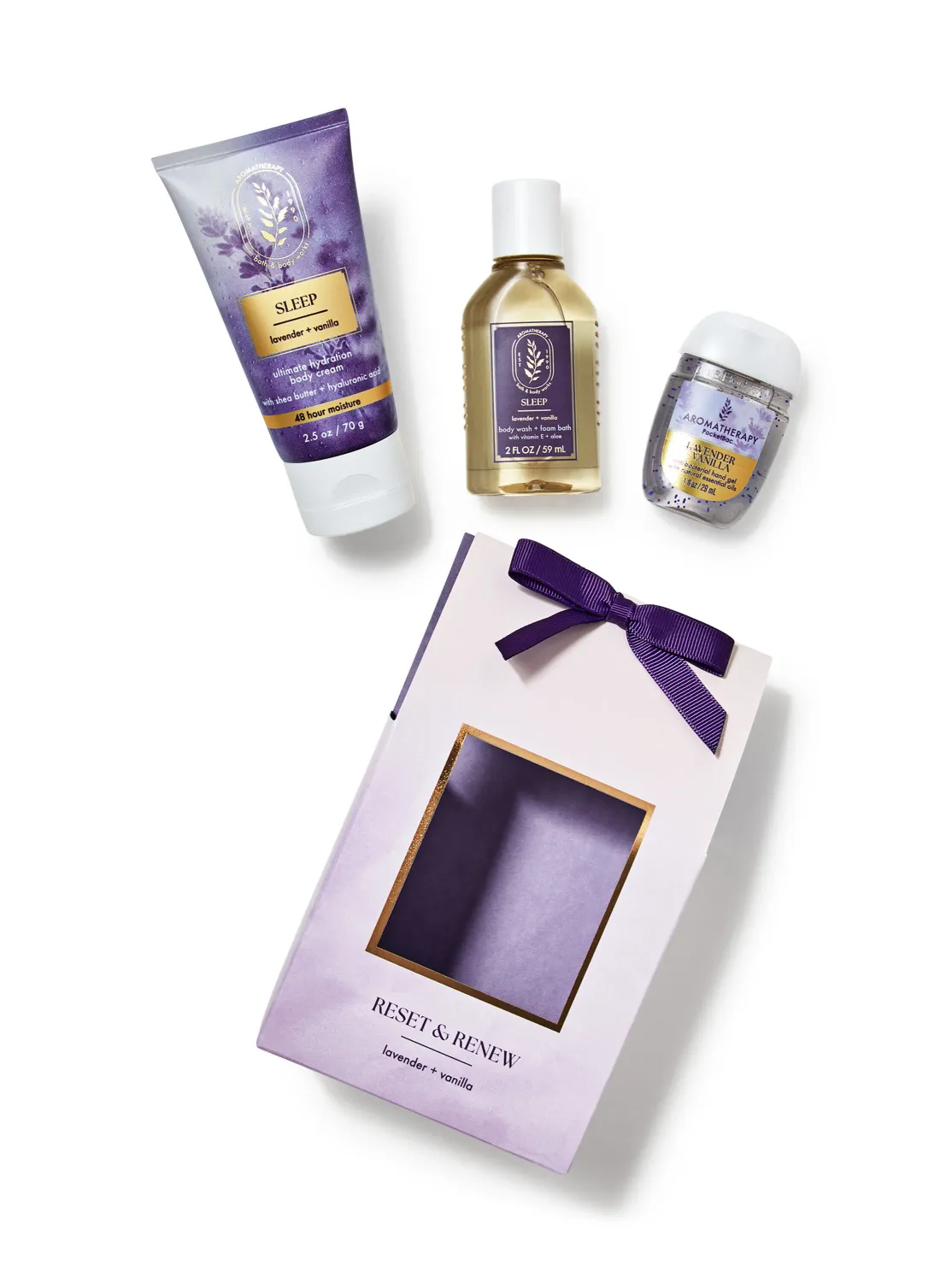 LAVANDER VANILLA TS SET WITH PB